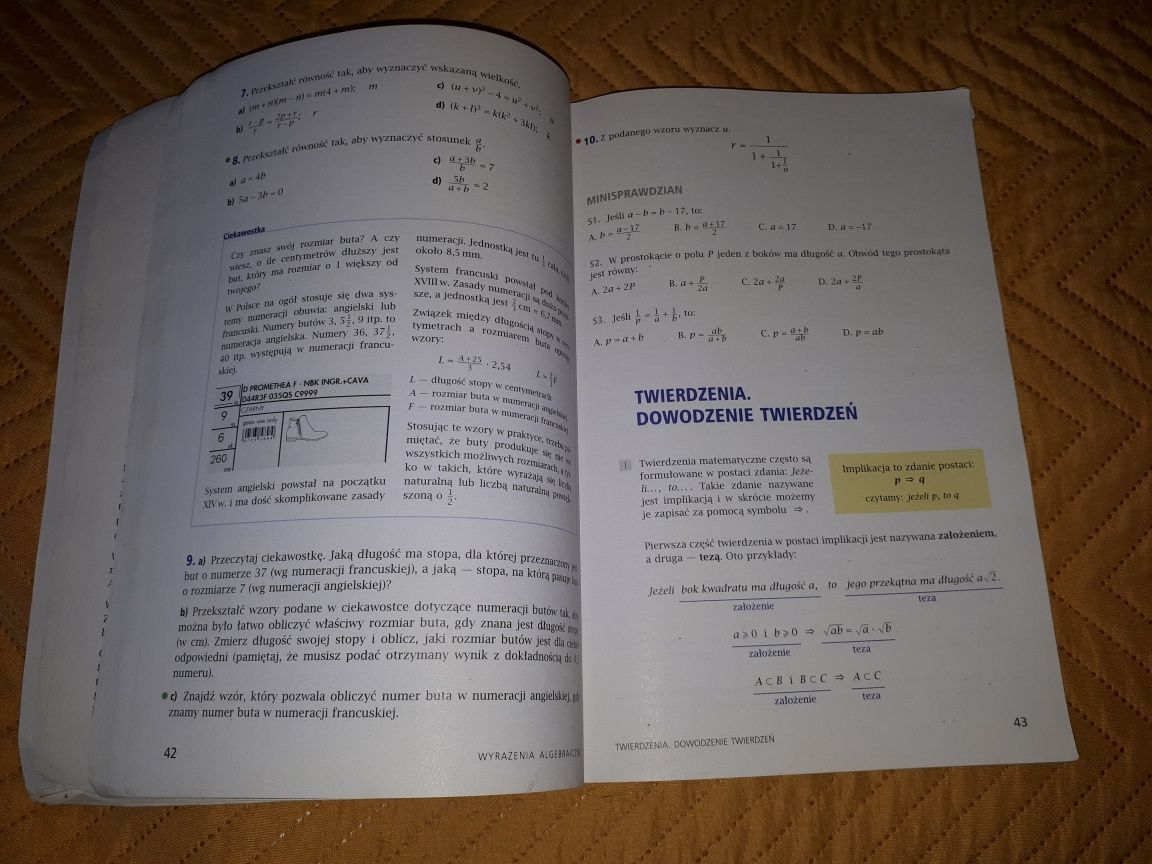 Matematyka z plusem 1 podręcznik do lic.i tech. Zakres podstawowy
