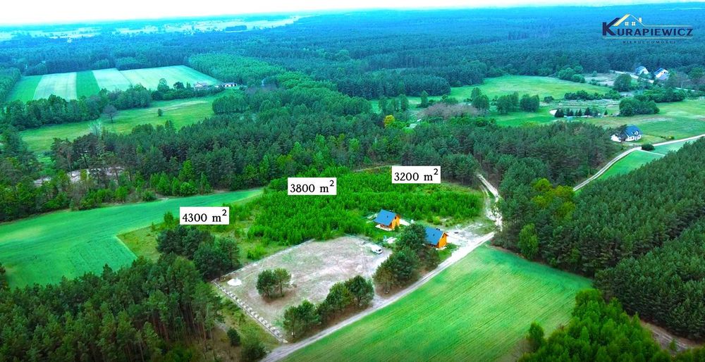 Działki pod zabudowę na Podlasiu !! - Las, Rzeka !!