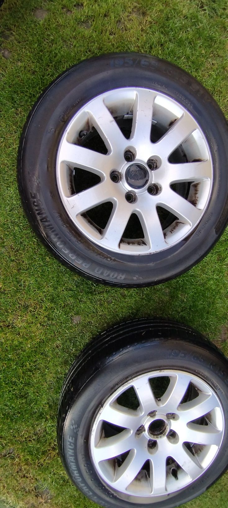 Orginalne alufelg 5x112 15r ronal volkswagen i z oponami letnimi