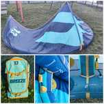 Latawiec Kite F-one Breeze v3 13M2 2021r. bdb stan, zestaw.