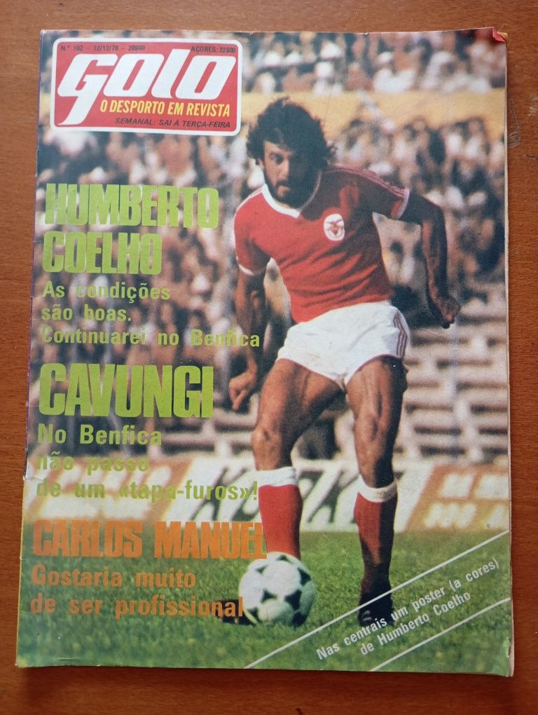 Revistas anos 70, desportivas.