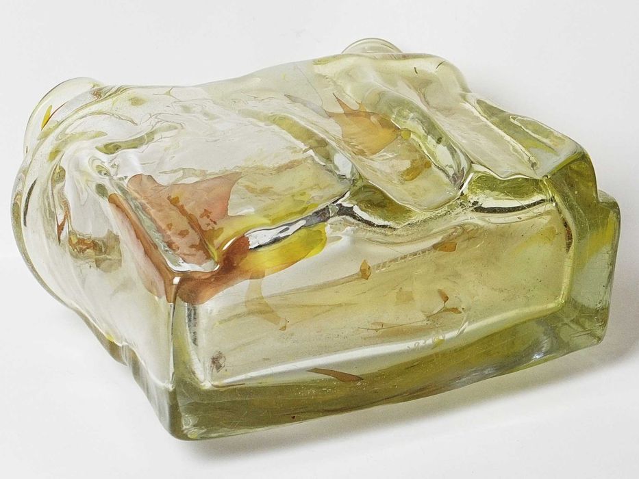 Wielki wazon szkło Wiesław Sawczuk W-wa 1978 sygnowany