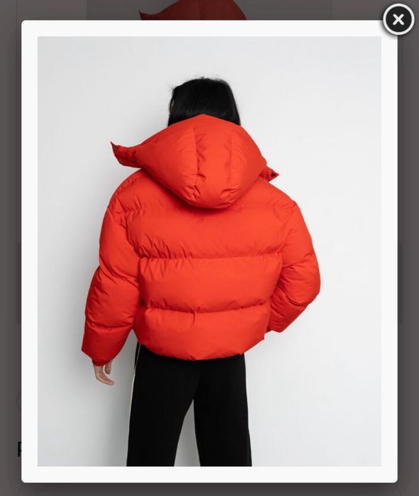 Пуховик Alisaline червоний, М