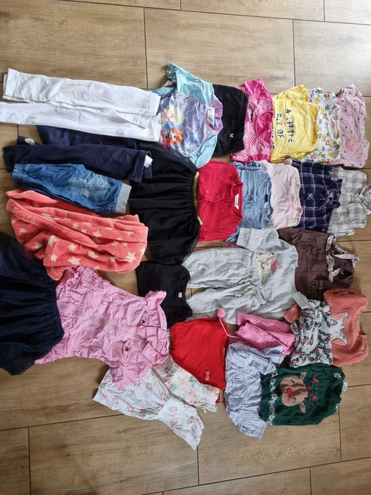 Paka ubrań 98 ubranka dla dziewczynki