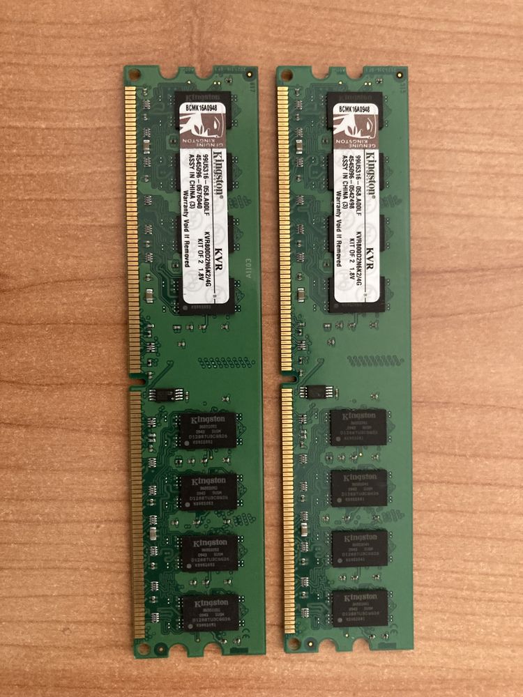 Memoria Ram 2x 2Gb