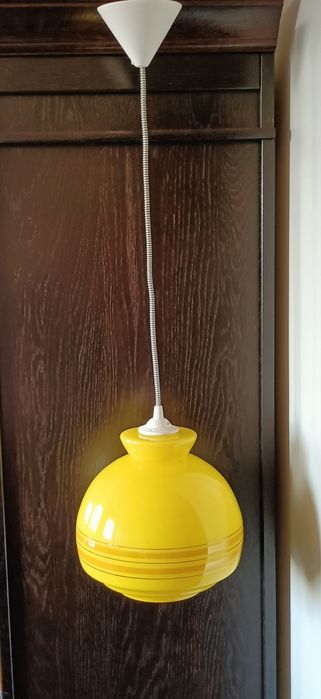 Stara lampa POLAM - PRL, vintage, retro, loft, new look, space age