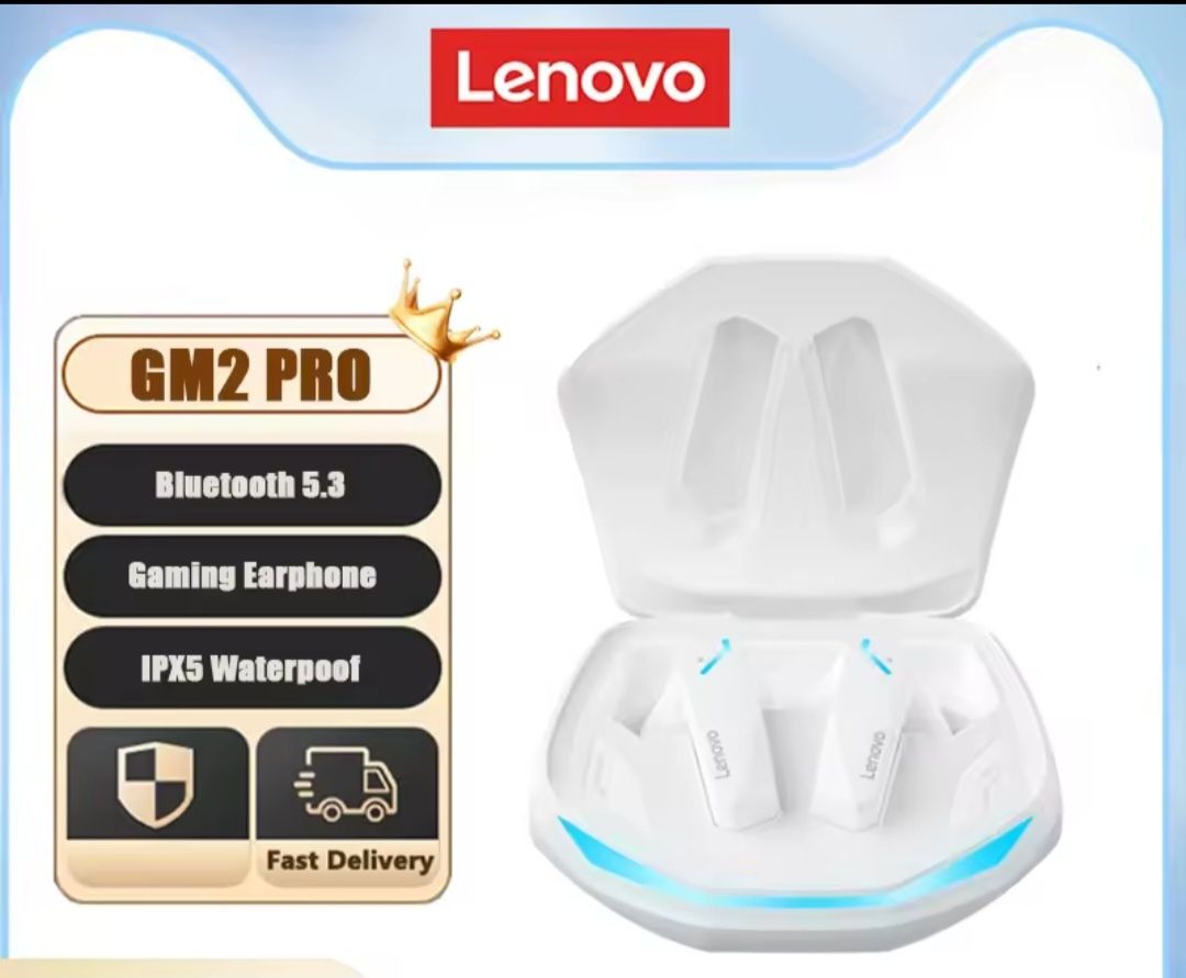 Nowe słuchawki Lenovo GM2 Pro. Super bass