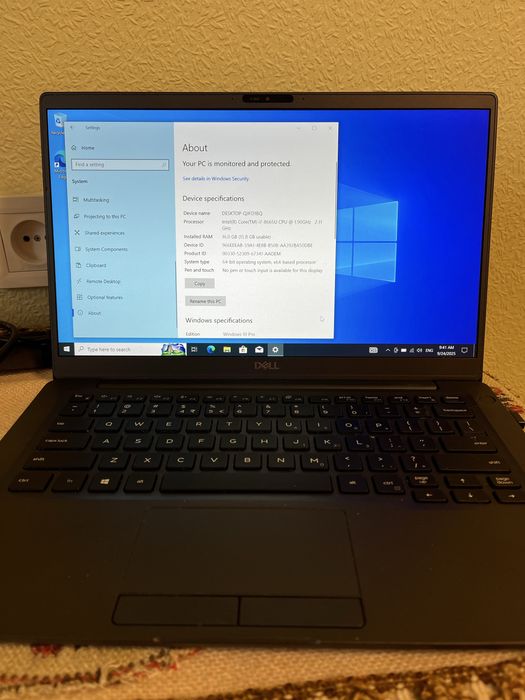 Ноутбул Dell Latitude 7400 DESKTOP-QJFO1BQ