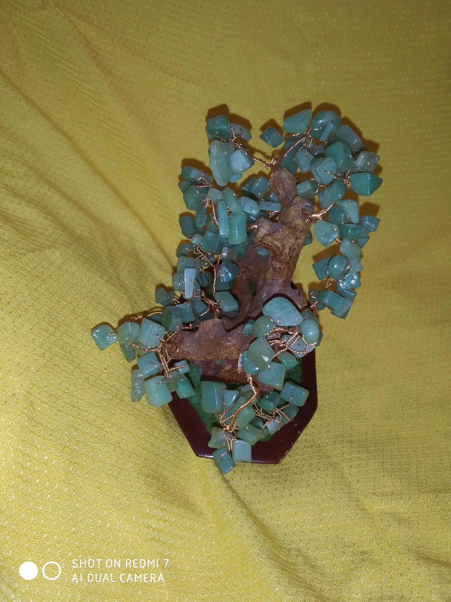 Дерево из натурального камня Нефрит подарок