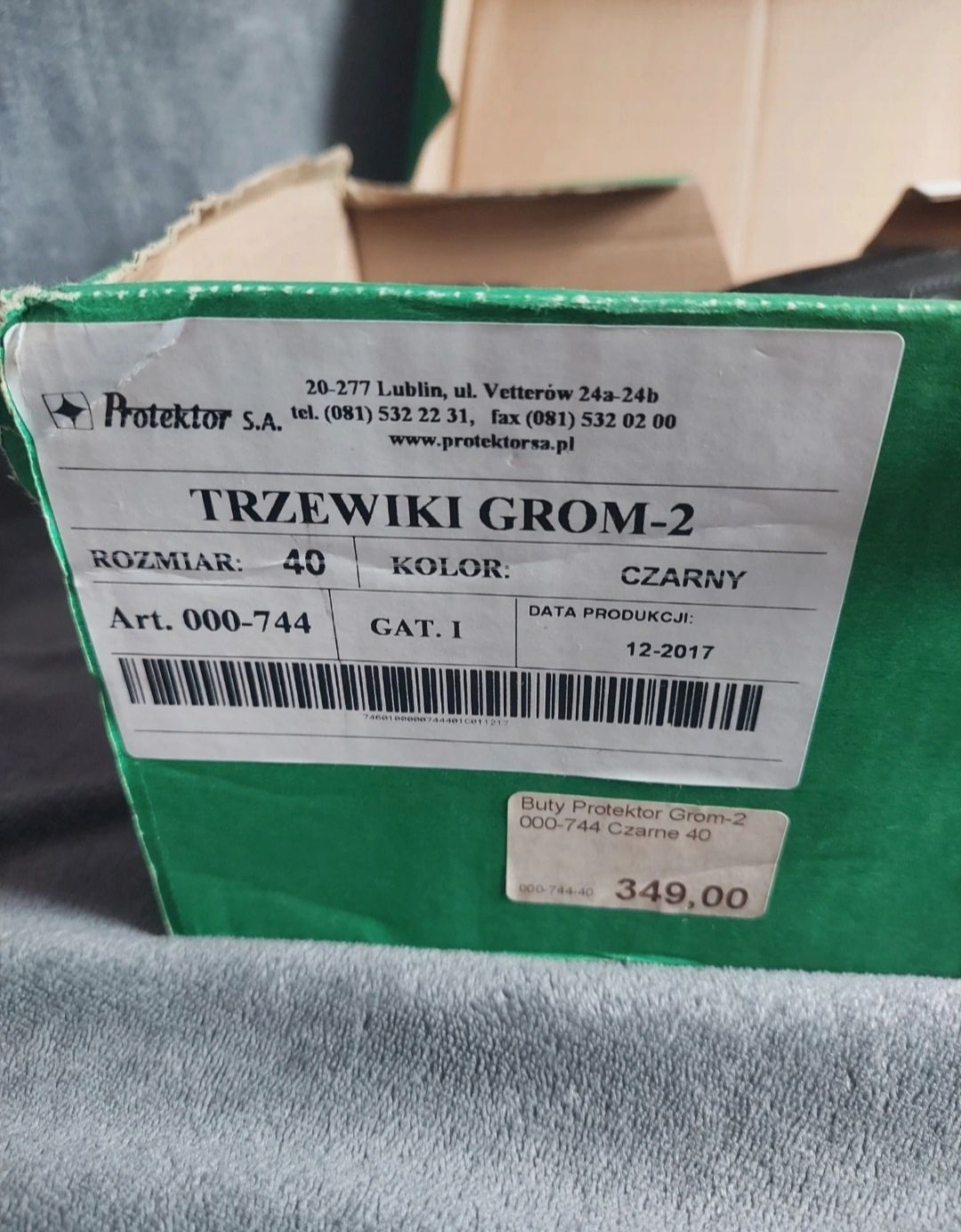 Buty czarne trzewiki do munduru 40 czarne