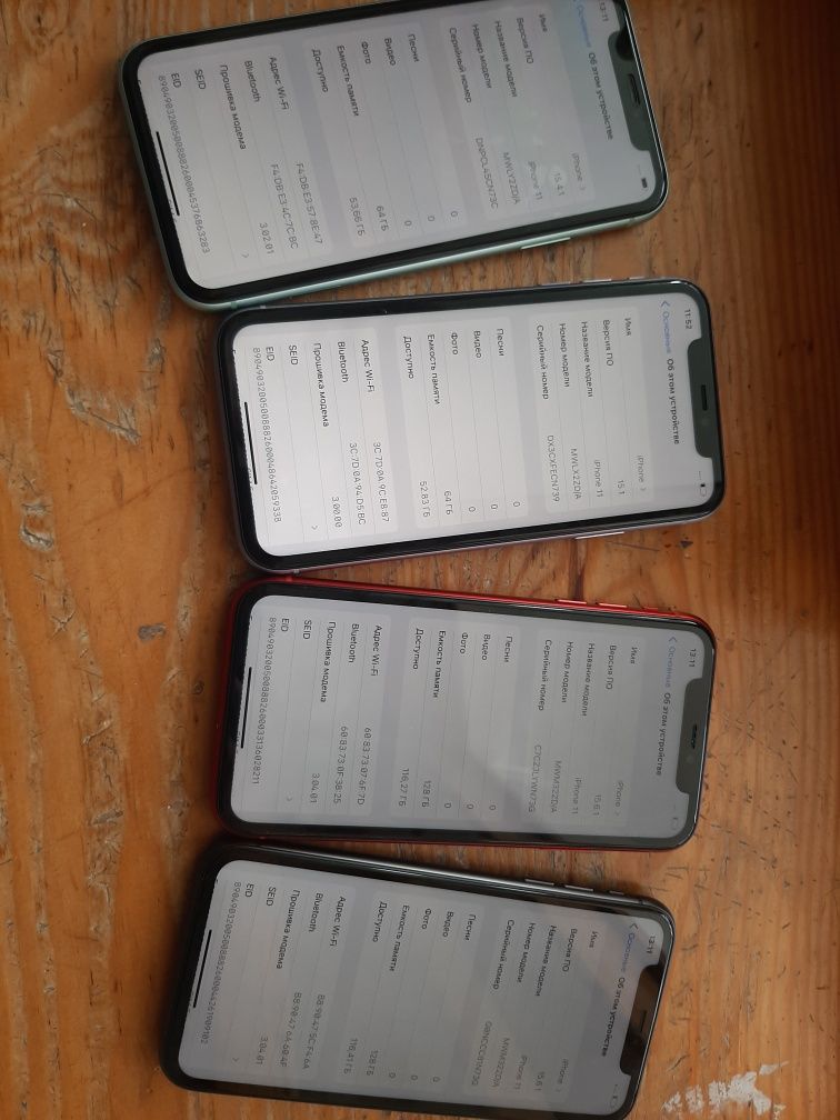 Apple iphone 11 64/128 gb black/green/purple neverlock айфон 11 128