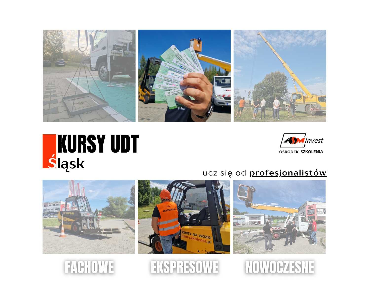 Kursy na operatora wózków jezdniowych, teleskopowych, żurawi, HDS