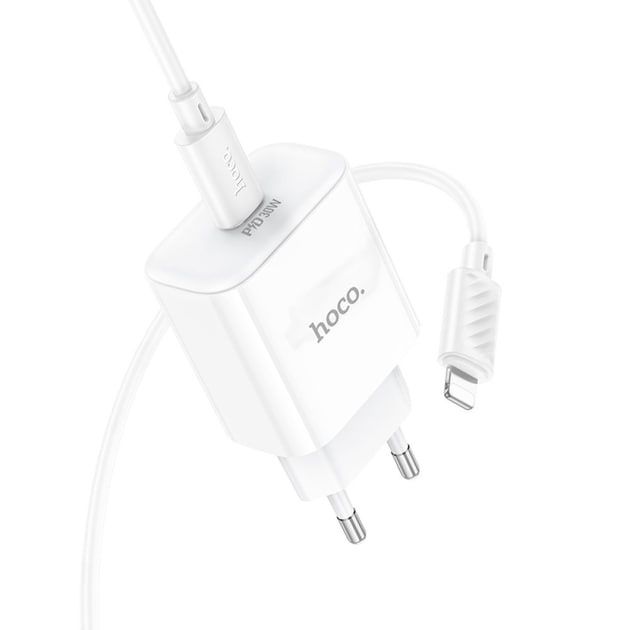 Швидка Зарядка iPhone PD30W Hoco CA76APRO кабель Type-C to Ligtning