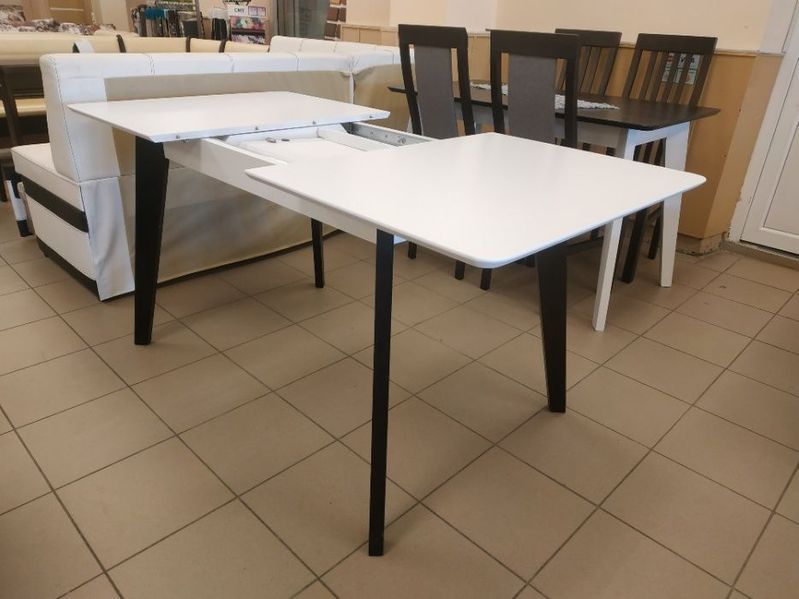 Стіл Мілан 120х80+40 кухонний розкладний прямокутний на кухню бук