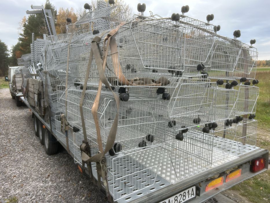 Kosze sklepowe jezdne sztaplowane Okazja Fakrura Vat