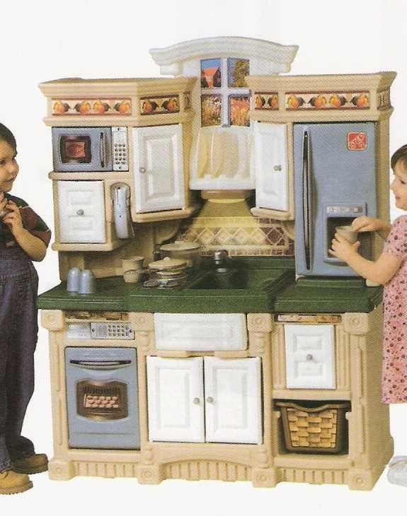 Cozinha rústica para crianças
