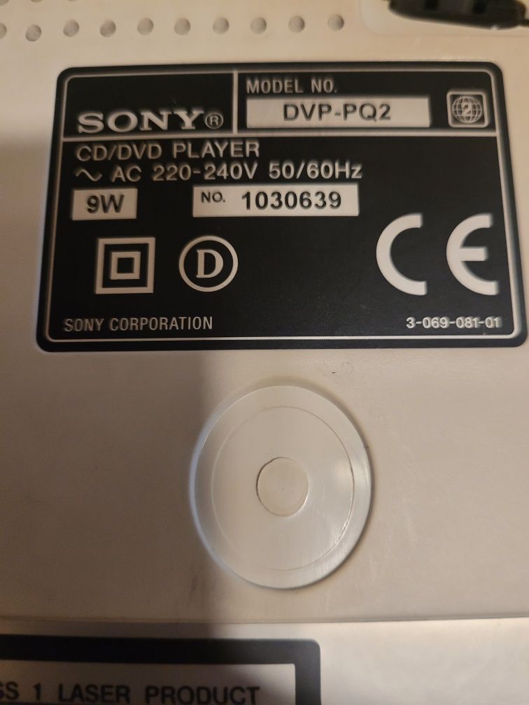 Odtwarzacz CD DVD Sony