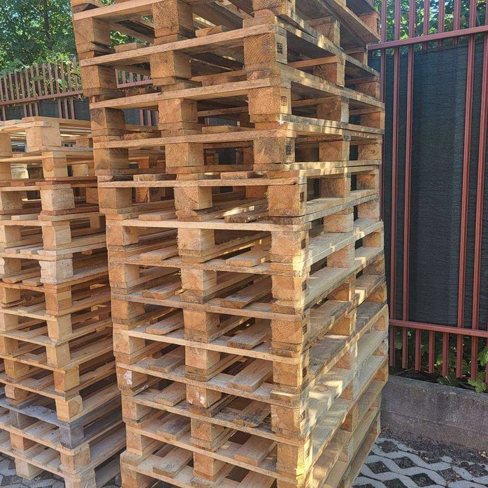 Nowe palety z atestem, "kłoskiem", o wymiarze 'euro' 800 x 1200mm