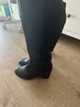 Botas cano alto novas pretas salto