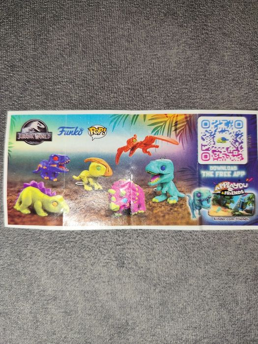 Кіндер динозавр діно брелок мобільна гра