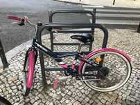 Bicicleta até aos 12 anos c acessorios e ate aos 8