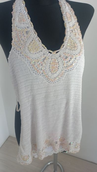 Piękna bluzka z cekinami rozm S