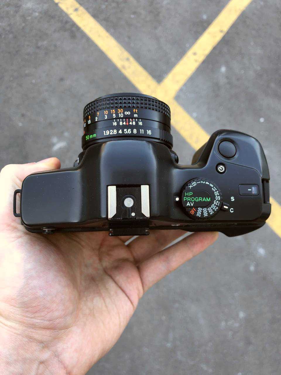 Yashica 109 Multi Program with Yashica ML 50mm f/1.9