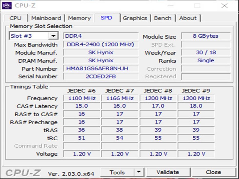 DDR4 16GB HyniX 2400T