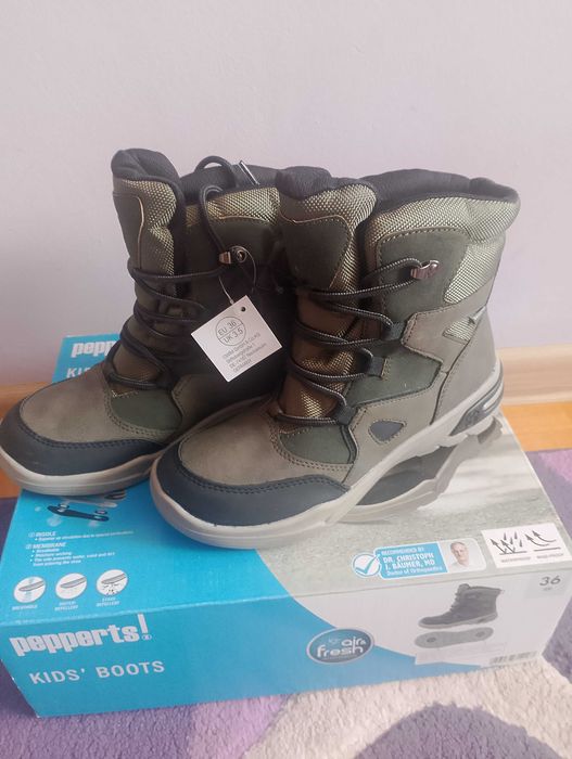Buty zimowe chłopięce pepperts rozmiar 36