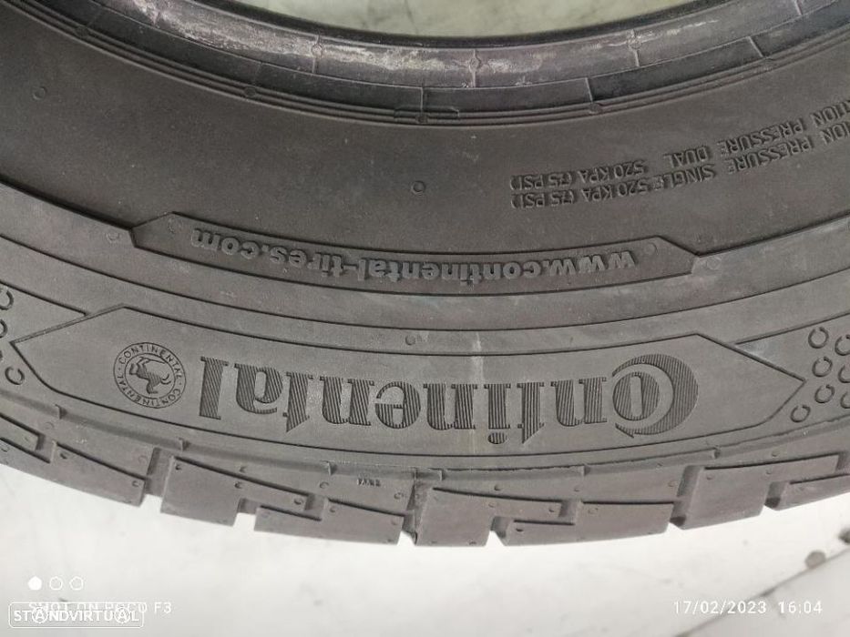 2 pneus semi novos 205-75r16c continental -oferta da entrega