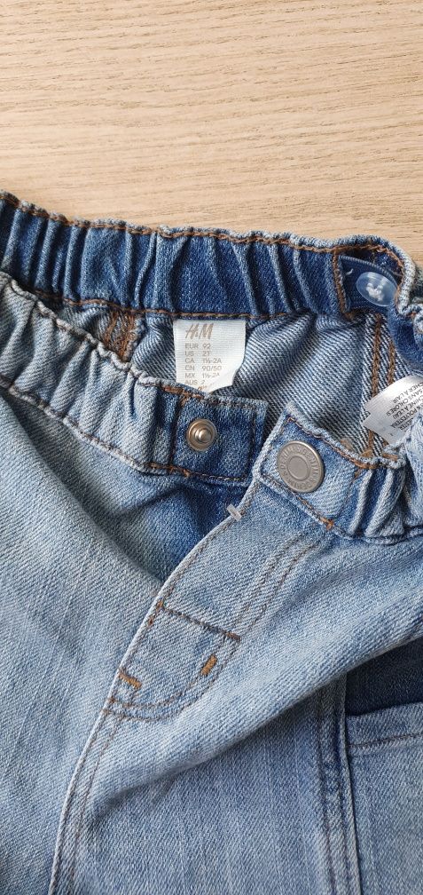 Nowe spodnie jeansy 92cm H&M