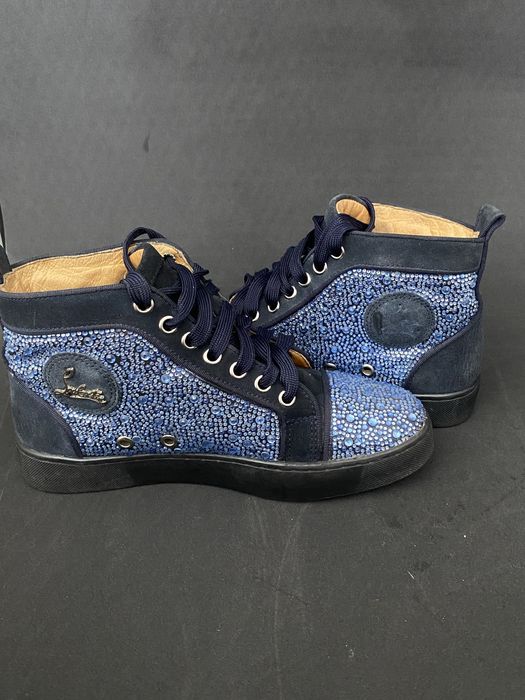 Christian Louboutin blue shoes