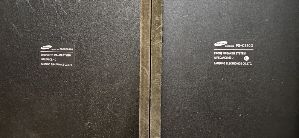Kolumny + Subwoofer Samsung PS-C550D i PS-WC550D