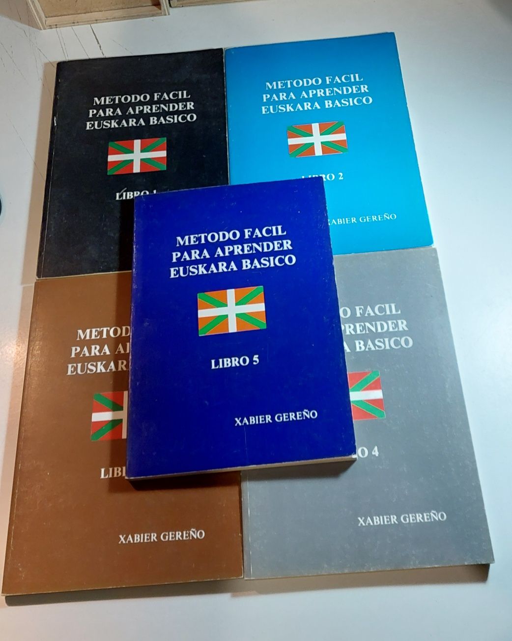 Metodo Facil para Aprender Euskara Basico - Xabier Gereño (5 Volumes)