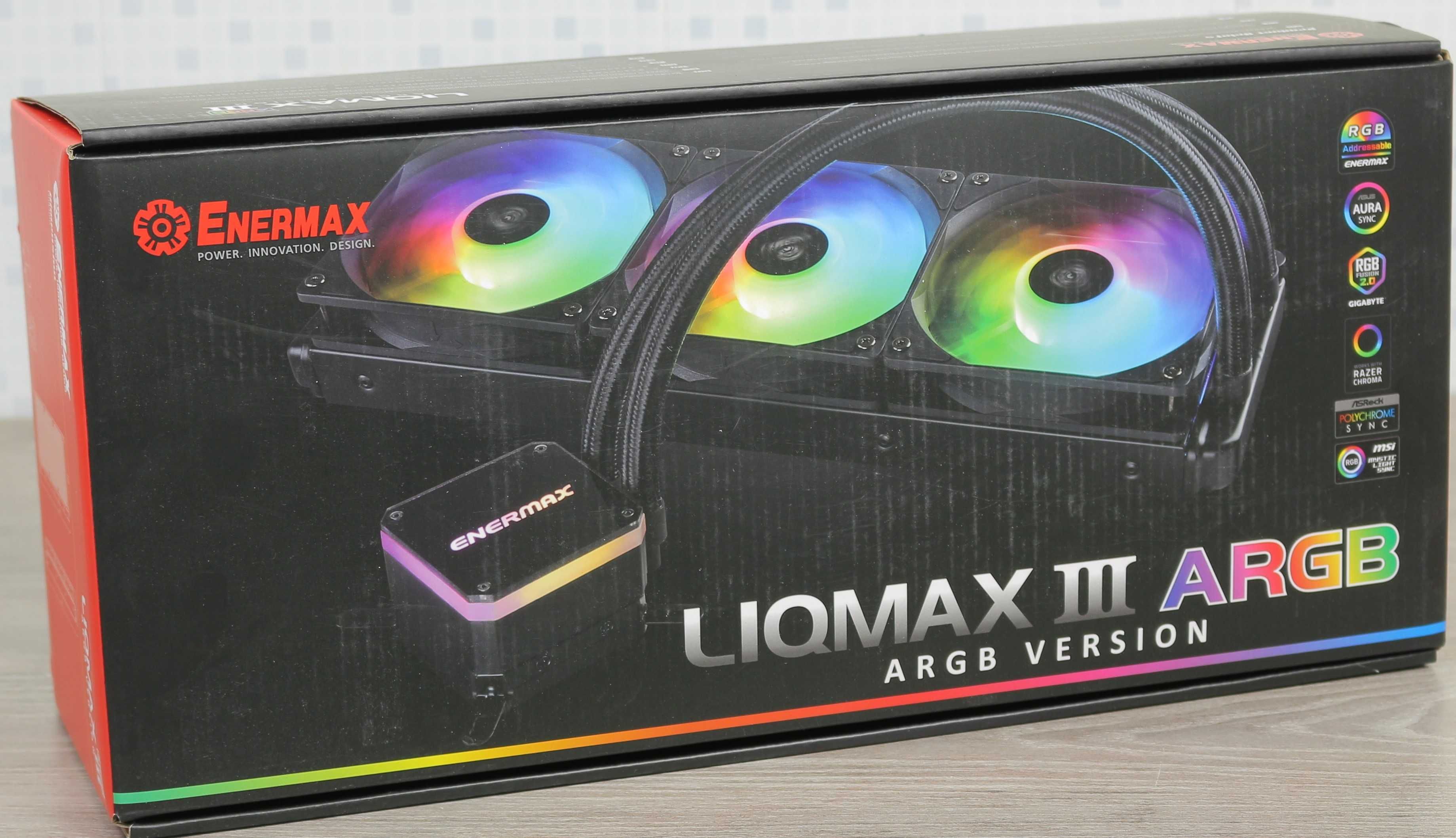 Продам систему водяного охлаждения Enermax LIQMAX III ARGB 360 Новая.