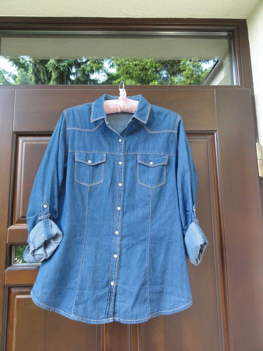 Bluzka koszulowa w stylu country