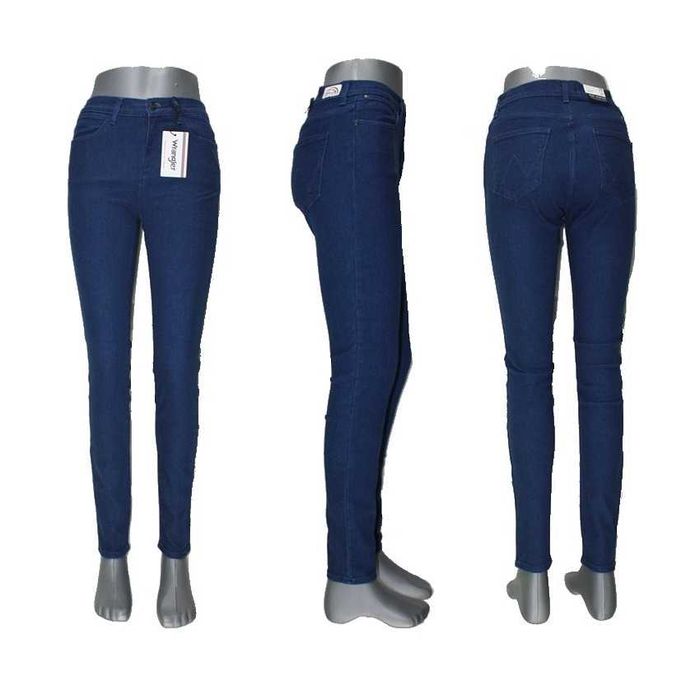 Damskie jeansy Wrangler High Skinny - rurki - nowe oryg. W29/L32