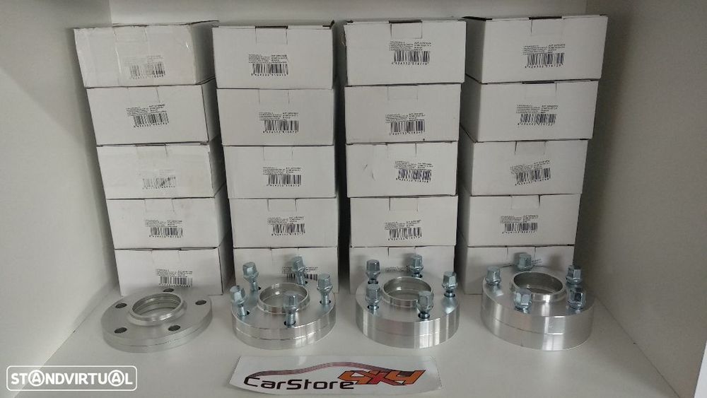 Conjunto espaçadores/ alargadores / bolachas Mercedes 16mm 5x112  66.