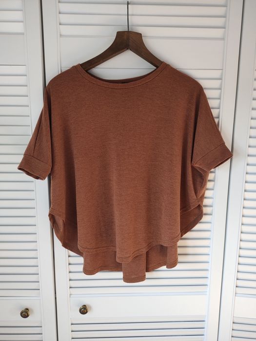 Bluzka oversize nietoperz