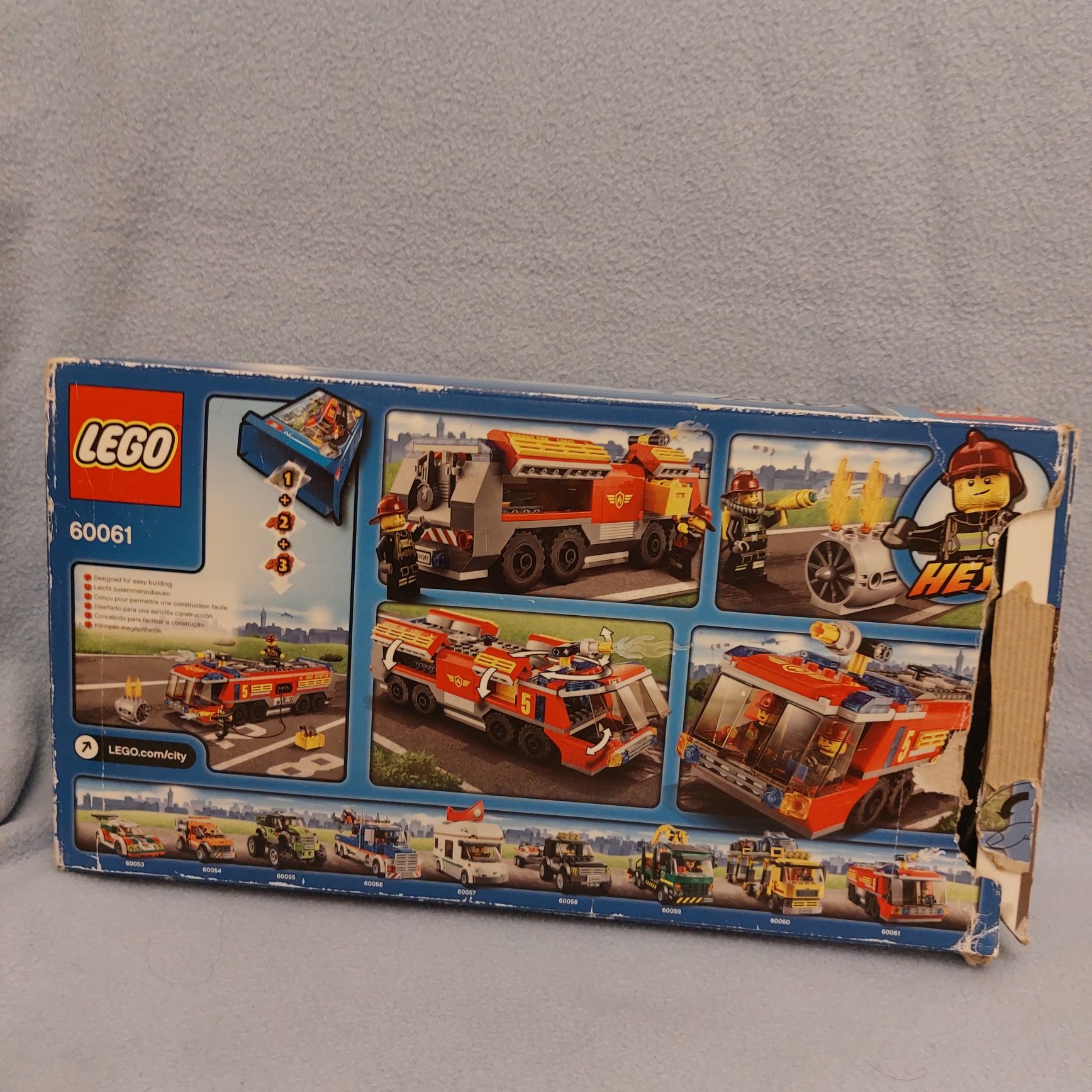 Lego City 60061 Lotniskowy wóz strażacki z 2014 r.