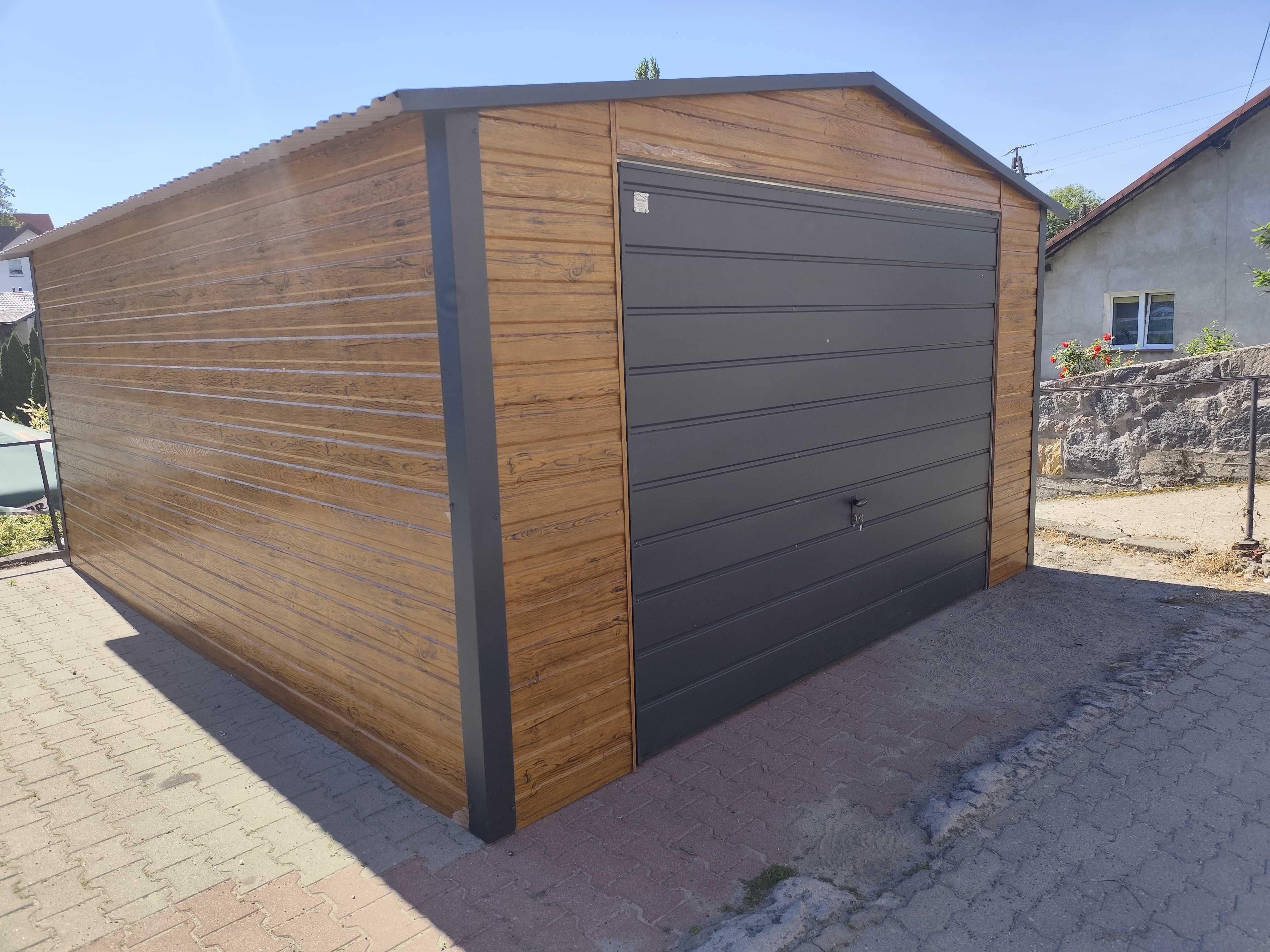 Garaż Blaszany Standard 3x5 ANTRACYT OCYNK