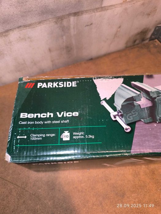 Imadło ślusarskie Parkside 100 mm – nowe w pudełku