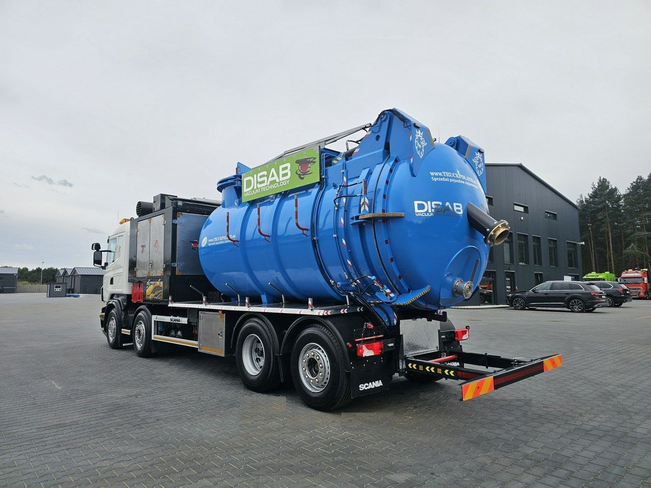 Scania Disab Centurion P210/9 Ładowarka próżniowa ssąca  koparka ssąca substancje sypkie odkurzacz WUKO Saugbagger
