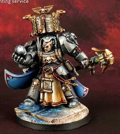 Warhammer 40000 Space Marines Grey Knights Librarian Terminator Armour