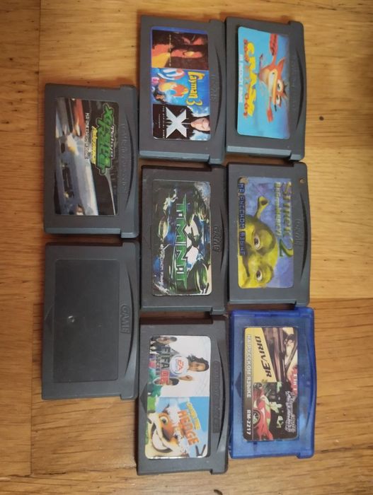 Продам картриджи на Game Boy advance sp