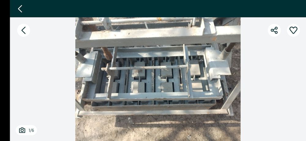 Станок для изготовления шлакоблоков на 4 блока