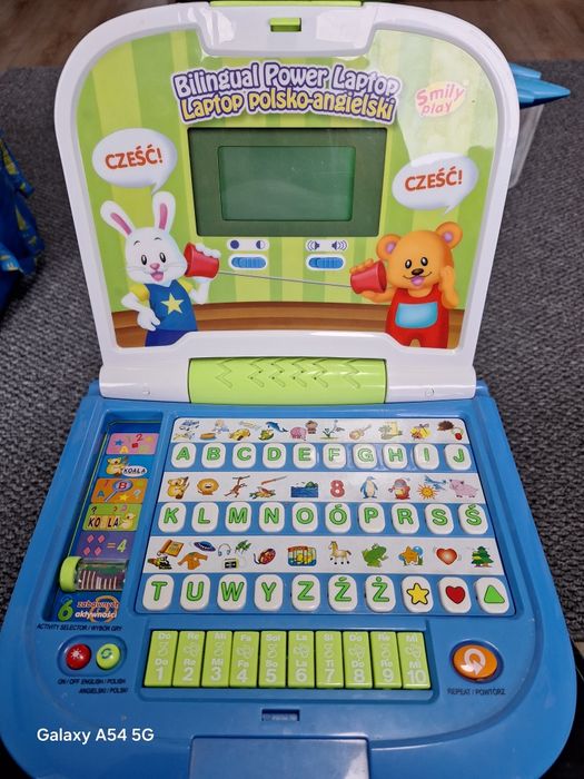 Laptop dla dzieci Smily play polsko-angielski