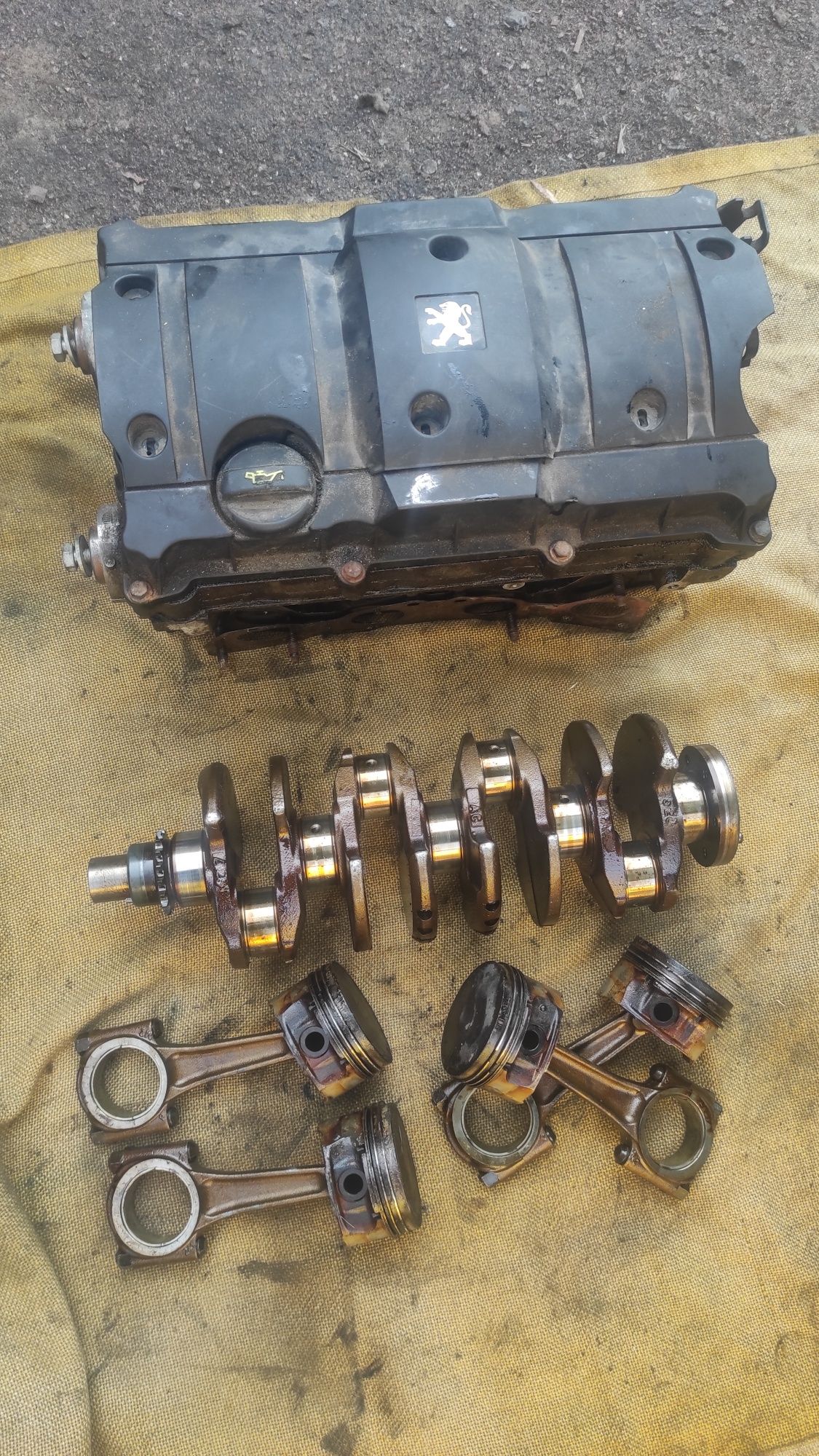 Гбц коленвал 1.6 16v PEUGEOT 206 307 PARTNER Citroen BERLINGO с2 с3 с4