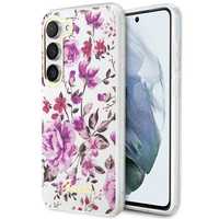 Guess Guhcs23Shcfwst S23 S911 Biały/White Hardcase Flower Collection