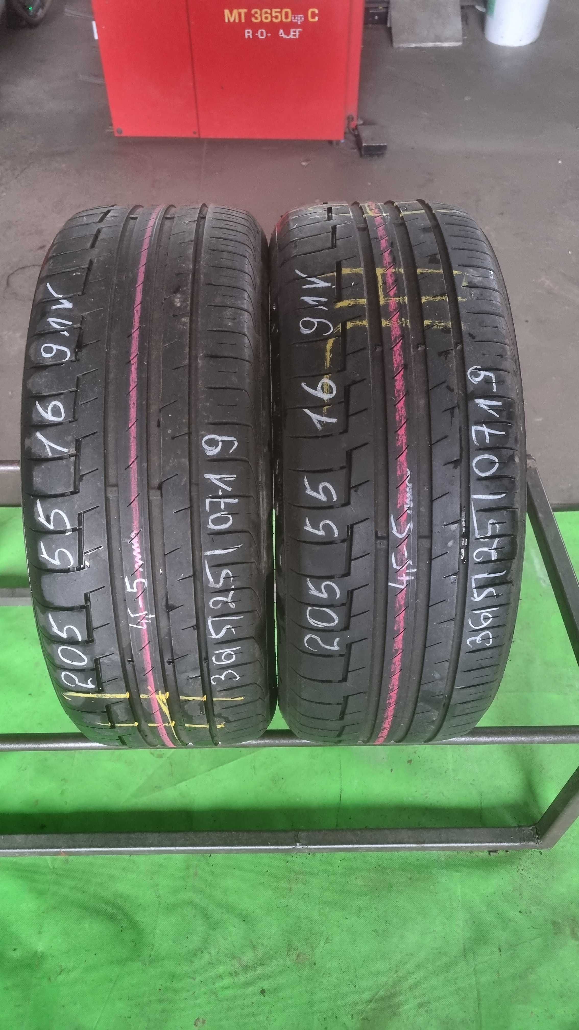 2 opony letnie 205/55r16 91V Continental Premium Contact 6 Warszawa